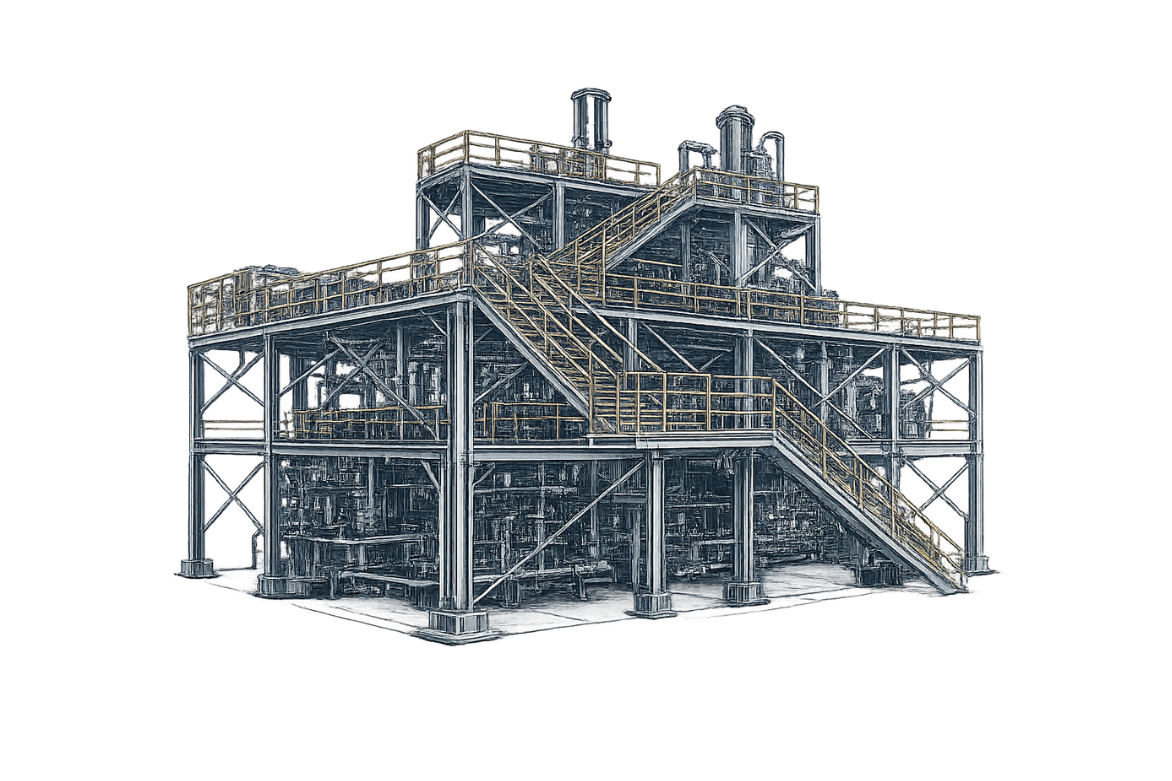 Structures acier industrielles